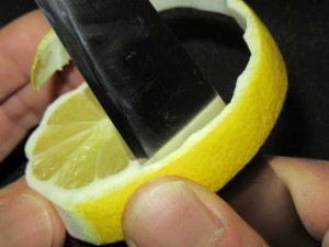 菊花レモンの飾り切り方法