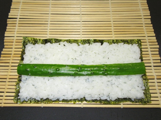 細巻き寿司の作り方手順