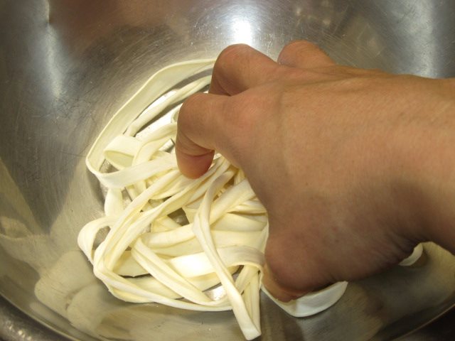 かんぴょうの塩もみ方法,巻き寿司の具の作り方手順