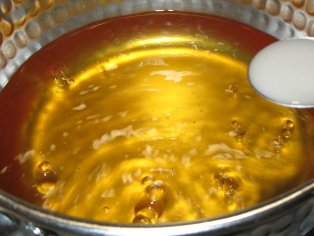 湯葉の吉野煮,あんかけの作り方手順