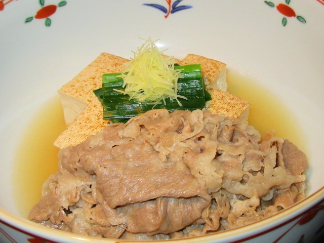 牛肉と焼き豆腐の煮物レシピ,作り方と調味料割合