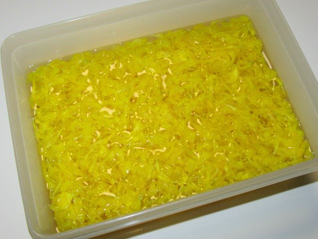 黄菊花のゆで方と保存方法