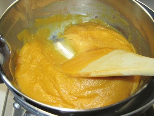 玉味噌の作り方,湯せん鍋で作る方法