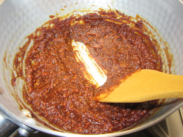 赤味噌の鶏そぼろ味噌の作り方