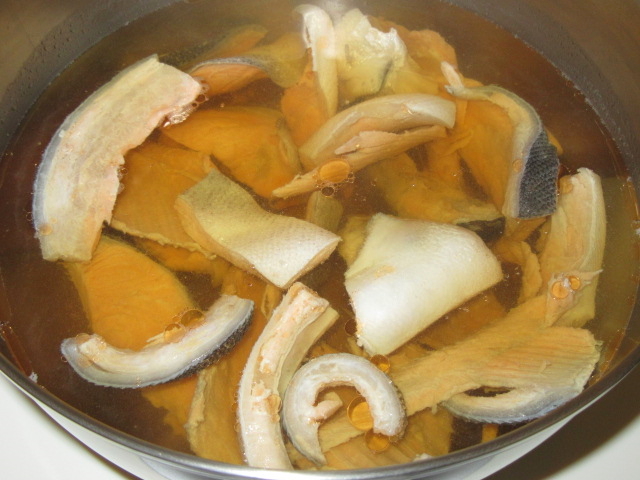 鮭のあらの煮物の作り方