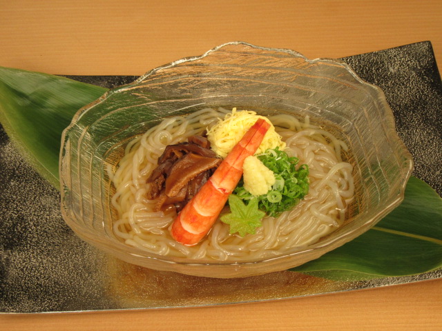 白滝を使った夏の献立,糸こんにゃくレシピ,素麺もどき